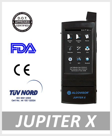 Alcohol tester breathalyzer JupiterX